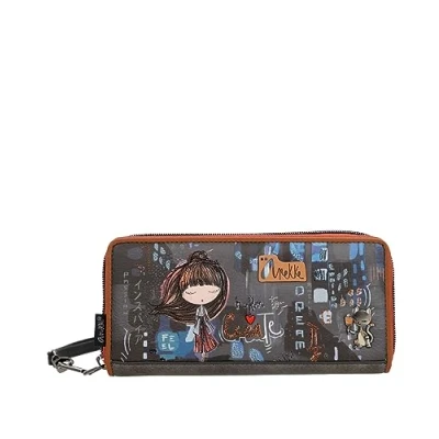 Afbeelding van Anekke Contemporary Embossed RFID Wallet L Multicolor