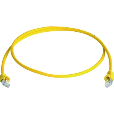 Afbeelding van Telegärtner L00006A0051 RJ45 Netwerkkabel, patchkabel CAT 6A S/FTP 25.00 m Geel Vlambestendig, Halogeenvrij, UL gecerti