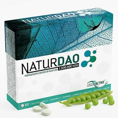 Afbeelding van NATURDAO 1.000.000 HDU DAO van plantaardige oorsprong gebrek Histamine intolerantie Diamine Oxidase