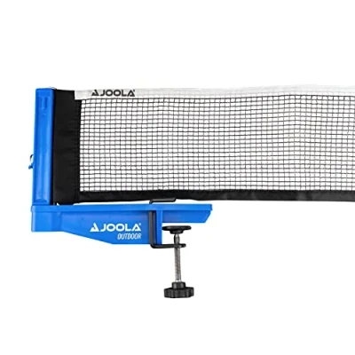Afbeelding van JOOLA 31015 Tafeltennisnet, outdoor garnituur, vrijetijdssport, netspanning verstelbaar in praktische tas, blauw, eenheidsmaat