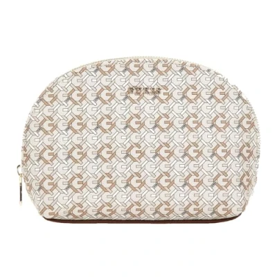 Afbeelding van Guess DOME Toilettas, Dames, Maat: One Size, Beige multi