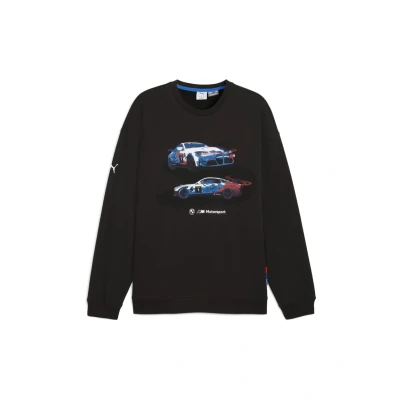Afbeelding van Puma Motor Graphic Sweater, Heren, Maat: XXL, Black