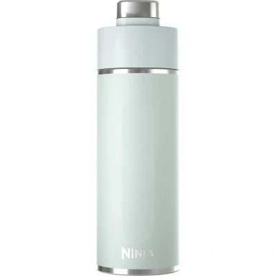 Afbeelding van Ninja Thirsti Waterfles en Veldfles 700 ML met Lekvrij Deksel. Koolzuurhoudende, Koude Warme Dranken. Ideaal voor Reizen &amp; Sporten, Drievoudig Geïsoleerde, Roestvrijstalen Fles, Mint, DW2401EUUKMT