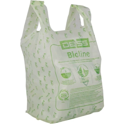 Afbeelding van Bio afvalzakken 10 liter 22 + 18 x 55 cm 20 stuks