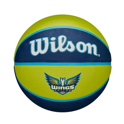 Afbeelding van Wilson WNBA Team Tribute Basketbal Maat 6 28.5&quot;, Dallas Wings