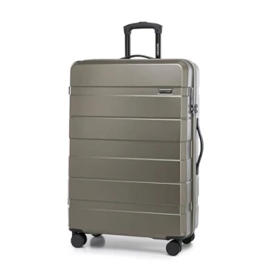 Afbeelding van WITTCHEN COMODO Line koffer Bagage van ABS Telescopisch Handvat TSA slot 4 dubbele wielen, goud, Großer koffer, Grote