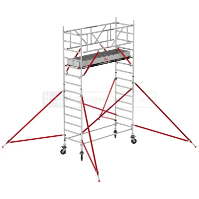 Afbeelding van Altrex Rolsteiger RS TOWER 51 PLUS SafeQuick L250xB90 5.20m werkhoogte Fiber Deck platform