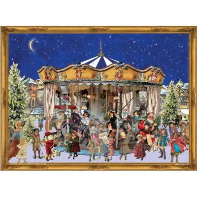 Afbeelding van Adventskalender Kerstmis Carrousel