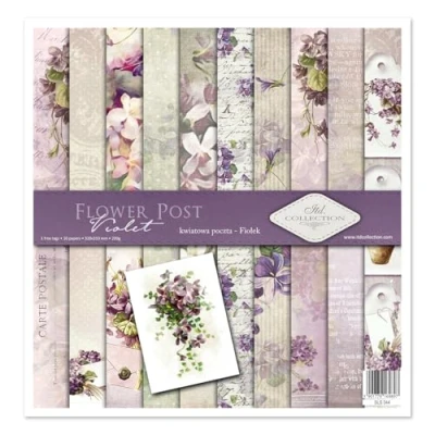 Afbeelding van ITD Collection scrapbooking pakket 12x12 inch, papier, decoratief decoupage, kaarten maken, papierformaat 310 x 320 mm (SLS044)