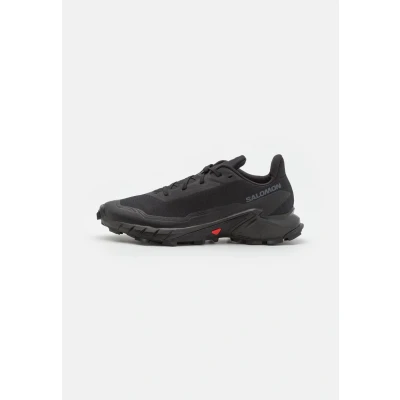 Afbeelding van Salomon Alphacross 5 Trail hardloopschoenen, Heren, Maat: 44, Black/ebony Textiel/ synthetisch