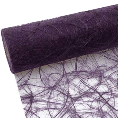 Afbeelding van Sizoweb tafelband aubergine 20 cm rol 25 meter 64 023 R
