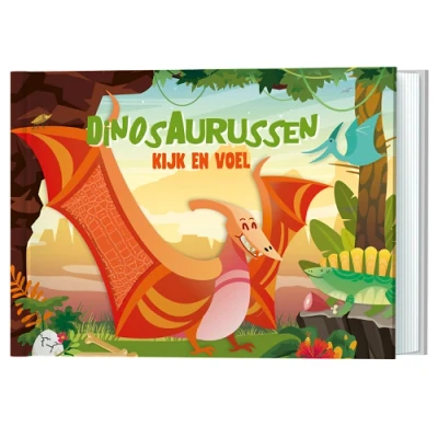 Afbeelding van Lantaarn Dinosaurussen Kijk en Voelboek 4597