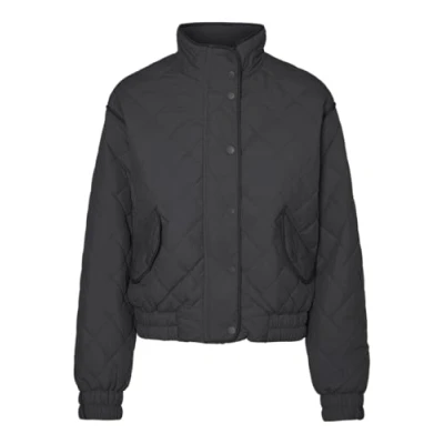 Afbeelding van VERO MODA Dames Vmvilma Short Jacket Ent Gewatteerde jas, asphalt, S