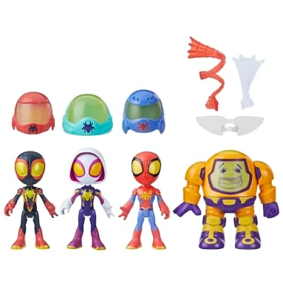 Afbeelding van Marvel Spidey and His Amazing Friends Web Spinners Gear Up For Adventure, superhelden speelgoed, kleuterspeelgoed, verzamelverpakking