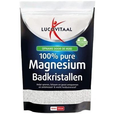 Afbeelding van 2+2 gratis: 3x Lucovitaal Magnesium Badkristallen 1 kg