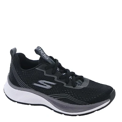 Afbeelding van Skechers Boy&#039;s 403951l Bkcc Sneaker, Zwarte Textiel Houtskool Witte Trim, 36.5 EU