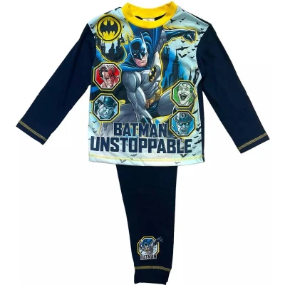 Afbeelding van Batman pyjama multi colour Bat Man Unstoppable pyama maat 128