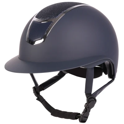 Afbeelding van Harry&#039;s Horse Veiligheidscap Mont Blanc Sparkle navy zilver
