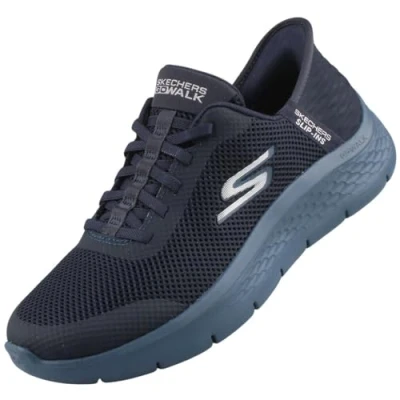 Afbeelding van Skechers Dames GO Walk Flex Grand Entry Sneaker, Navy, 3 UK, marineblauw, 36 EU