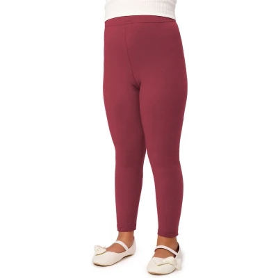 Afbeelding van Merry Style MS MS10 225 LE new Meisjes Leggings Sport Vrijetijdsbroek Lang Katoen Sportbroek Wijnrood 146