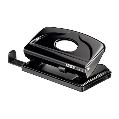 Afbeelding van Rapid Mini metalen perforator FMC10, 10 vellen parent ASIN DE(4) zwart