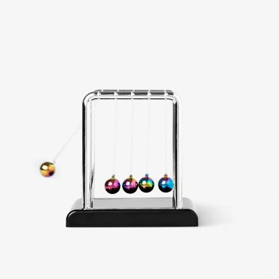 Afbeelding van Newton Pendle Cradle Natuurkunde Decoratie Newton`s Newtonpendel Balance Balls