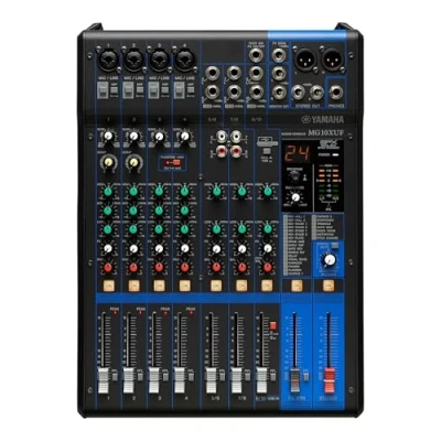 Afbeelding van Yamaha MG10XUF Mengpaneel, 10 kanaals, faders, effect processor