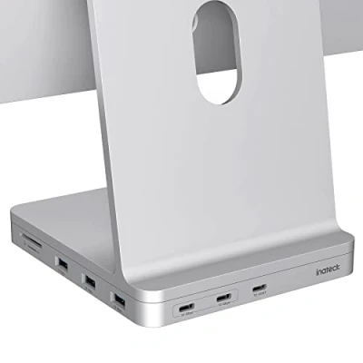 Afbeelding van Inateck iMac Docking Station USB 3.2 Gen 2 Compatibel met 24 inch 2021/2023 Zilver