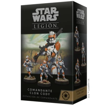 Afbeelding van Atomic Mass Games Star Wars Legion Commander Clon Cody Miniatuurspel in het Spaans