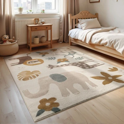 Afbeelding van Vloerkleed Kids Animal Safari Dekbed Discounter.nl