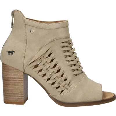 Afbeelding van Mustang Sandalen, Dames, Maat: 36, Beige Kunststof