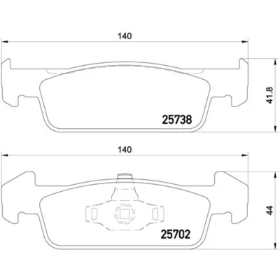 Afbeelding van Brembo Remblokset P 68 060