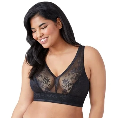 Afbeelding van Wacoal Net Effects Bralette Zwart 80 Dames