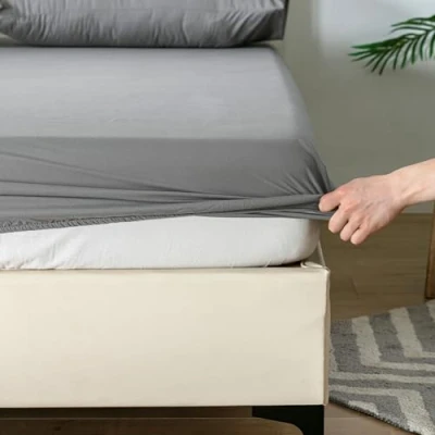 Afbeelding van Good Nite DXHome hoeslaken, 180 x 200 cm, microvezel, matrashoogte tot 30 grijs