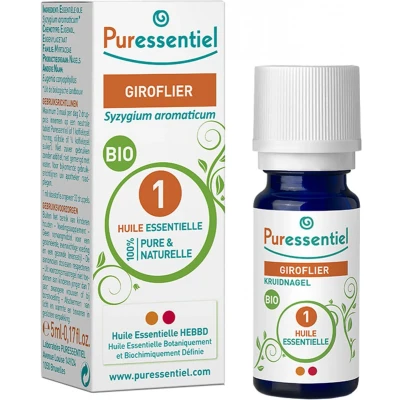 Afbeelding van Puressentiel Kruidnagelolie Etherische Olie Biologisch 5 ml