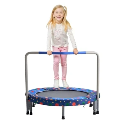 Afbeelding van VEVOR Trampoline Opvouwbare 100kg Rebounder 36&quot; Blauw