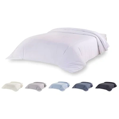 Afbeelding van Todocama Dekbedovertrek van microvezel, extra zacht, wit, bed 200 260 x 240 cm