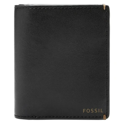 Afbeelding van Fossil Joshua Portemonnee, Heren, Maat: One Size, Black