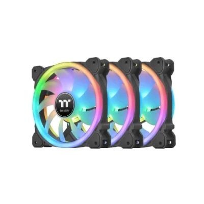 Afbeelding van Thermaltake SWAFAN 12 RGB Computer behuizing Ventilator cm Zwart 3 stuk(s)