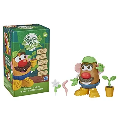 Afbeelding van Potato Head Mr Goes Green, 15 delen, gemaakt met bioplastiek, kinderspeelgoed