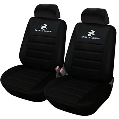Afbeelding van eSituro Auto Stoelhoezen Van Seat Protector Cover Universeel type Front Paar Zwart