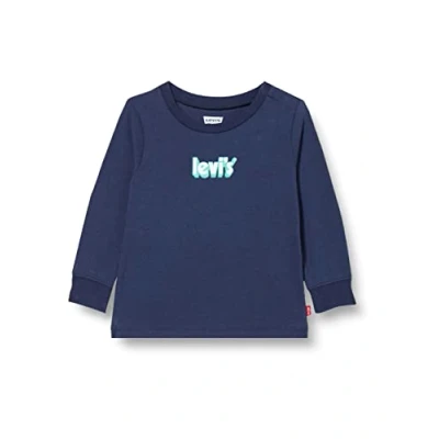 Afbeelding van Levi&#039;s® overhemd met lange mouwen Allover Print donkerblauw