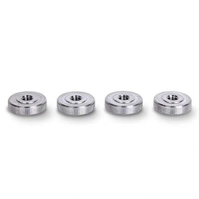 Afbeelding van PrecisionGeek 20mm Gekartelde duimmoer/Vrouwelijke duimwiel borgmoeradapter Aluminium M6 x 5 mm (4 stuks)