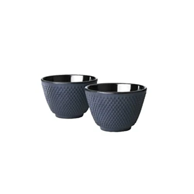 Afbeelding van Theekop Bredemeijer Xilin Blauw 100 ml (set van 2)