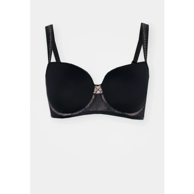 Afbeelding van Triumph Palina Cosmic Heartbeat WHP Balconette beha voor dames, gladde cups, versierde bandjes, elegante look, zwart, 85E