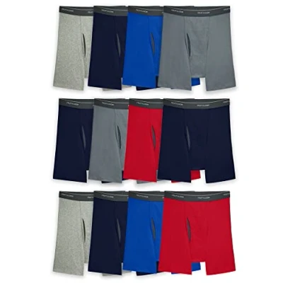 Afbeelding van Fruit of the Loom Coolzone boxershorts voor heren (diverse kleuren) (Pack van 7), 12 Pack Verschillende kleuren, S