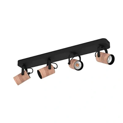Afbeelding van EGLO Cayuca Spot GU10 58 cm Zwart/Bruin