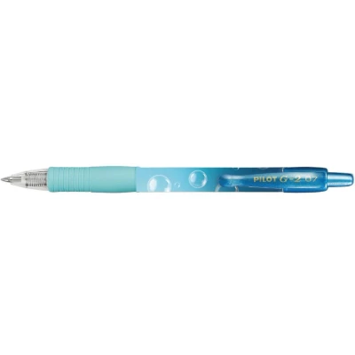 Afbeelding van 12x Gelschrijver PILOT G 2 Bubble blauw medium blauwschrijvend