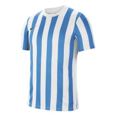 Afbeelding van Nike Heren Short Sleeve Top M Nk Df Strp Dvsn Iv Jsy Ss, Bianco/Universita Blu/Nero, CW3813 103,