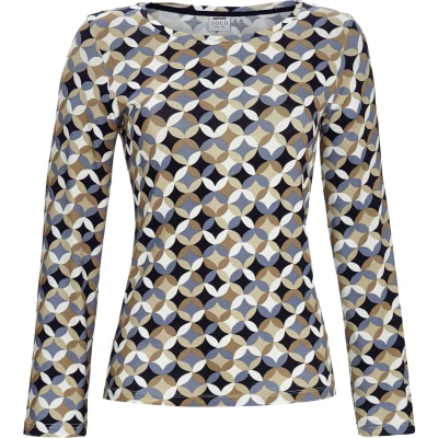 Afbeelding van Ringella pyjama dames katoen beige